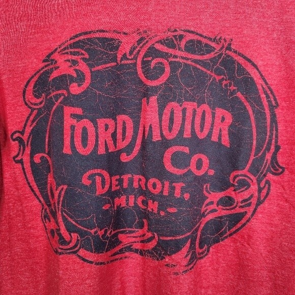 Ford Motor Co. Men's Detroit Michigan Big Logo Short Sleeve Tee Size Small - Picture 5 of 5